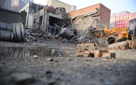 锅炉爆炸现场
